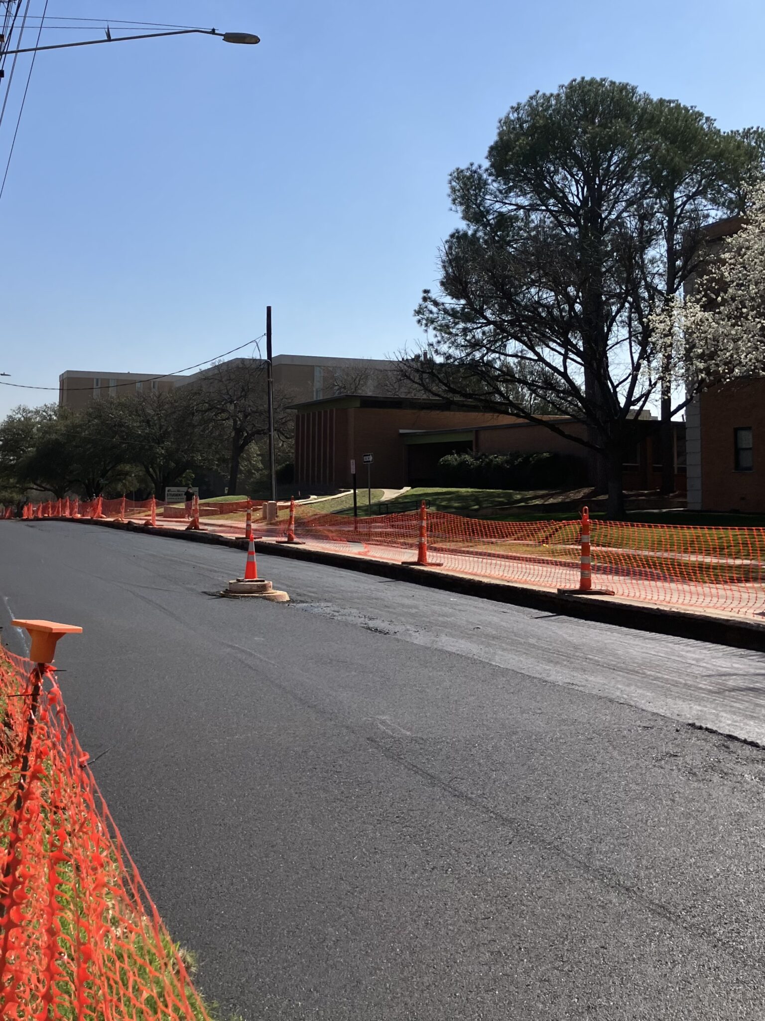 First Layer of asphalt on Maple St. North