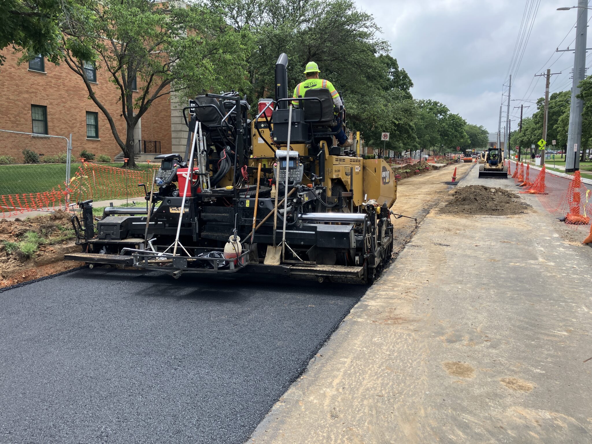 Asphalt Paving for 1st Lift on Maple St. South