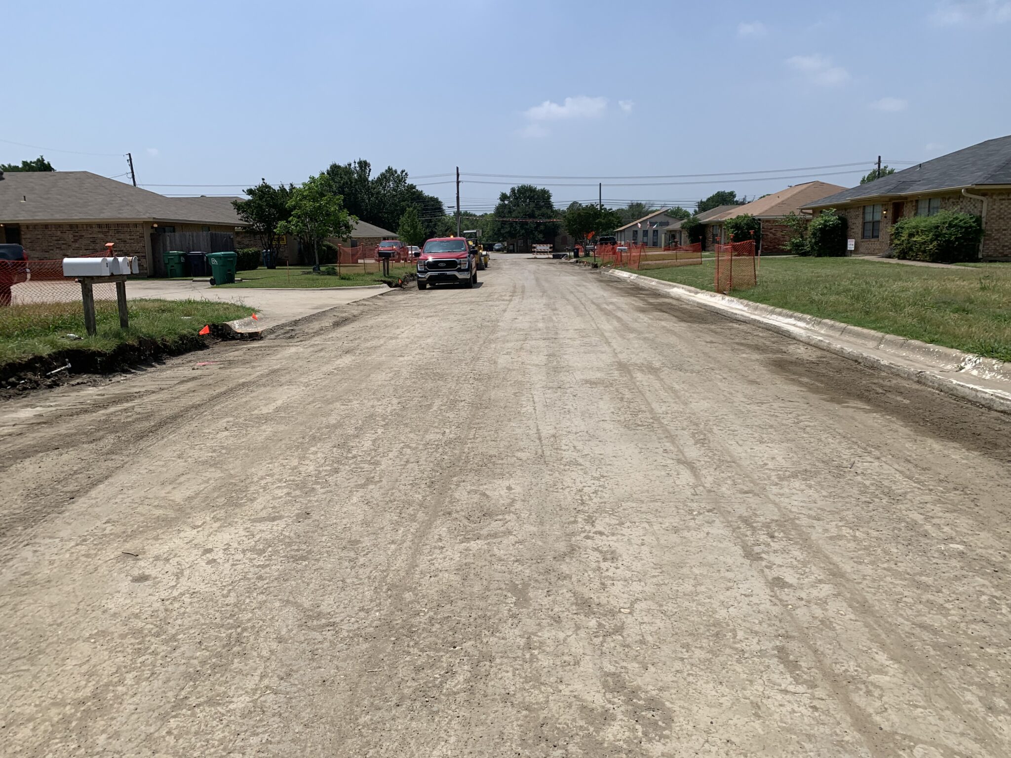 Earthwork on Camelot St