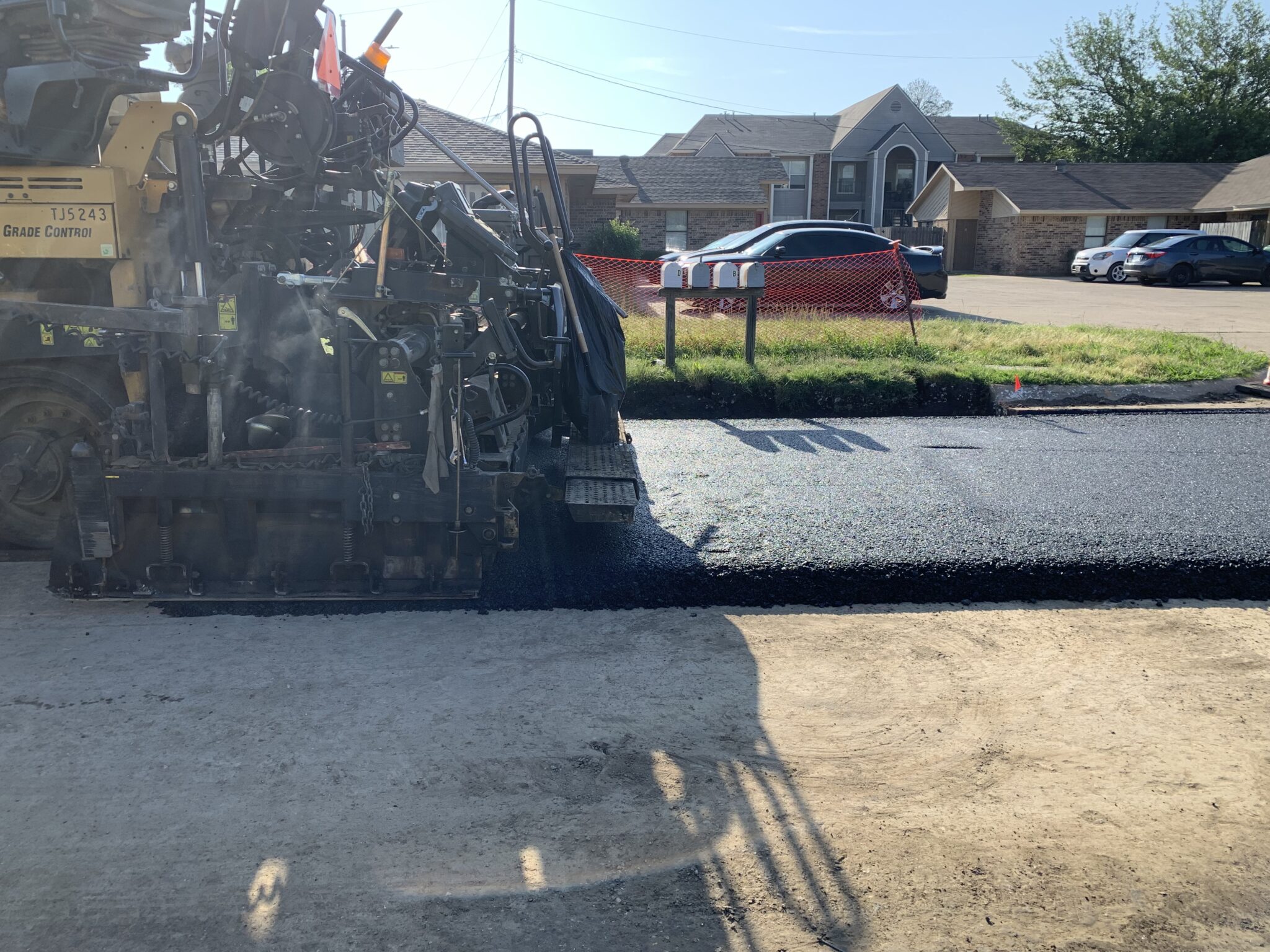 Laying 4" Asphalt