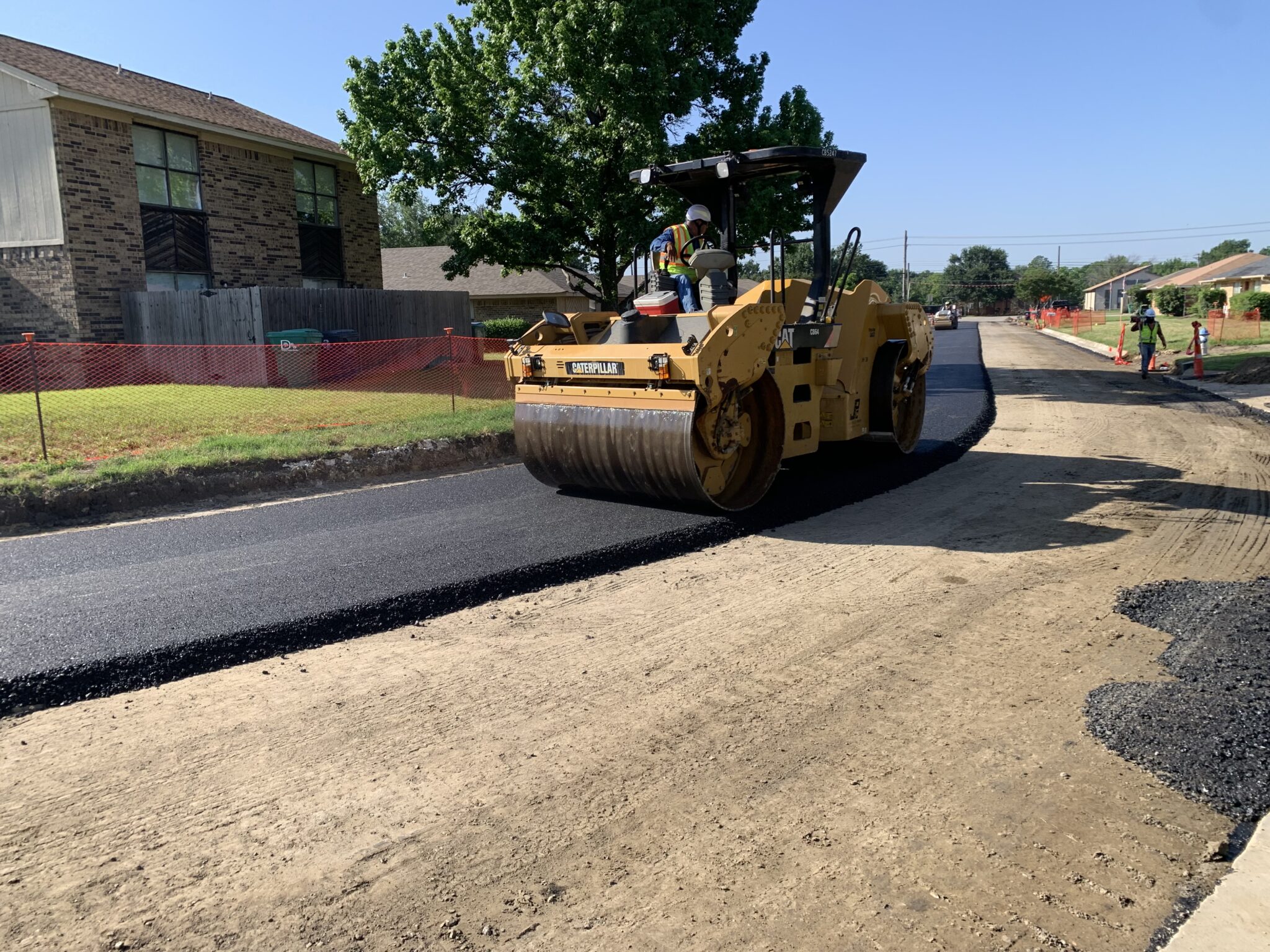 Compacting 4" Asphalt