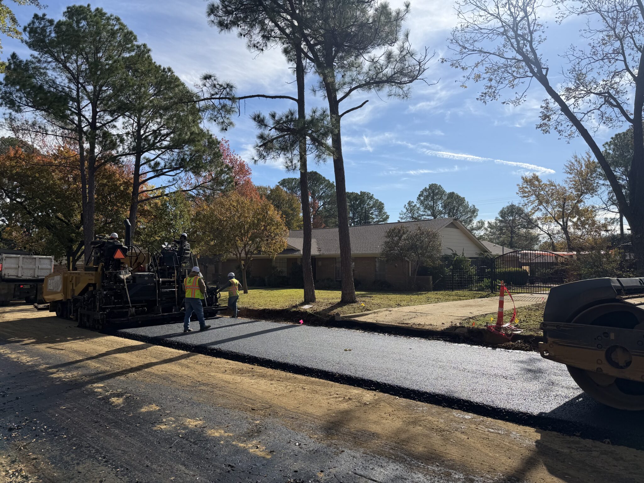Asphalt Paving For 1st Lift Finish on Northridge St.